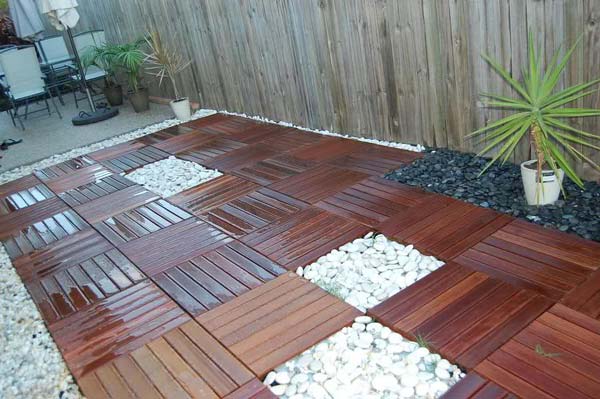 Decorate outdoor space with wooden tiles 8.jpg