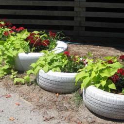 Old tire planters.jpg