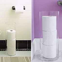 Toilet paper in a tall vase.jpg