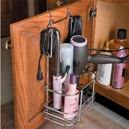 Use a caddy to store your hair appliances.jpg