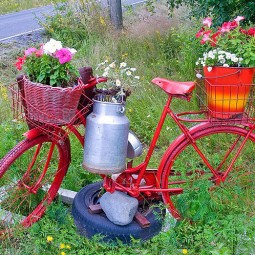 Vintage bicycle planter.jpg