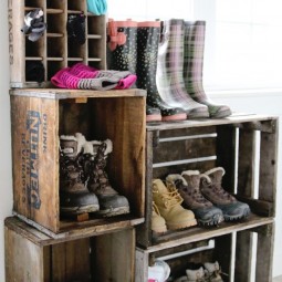 Vintage crate boot storage from finding home online.jpg