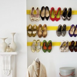 10 wall shoe hangers shoe storage solutions homebnc.jpg