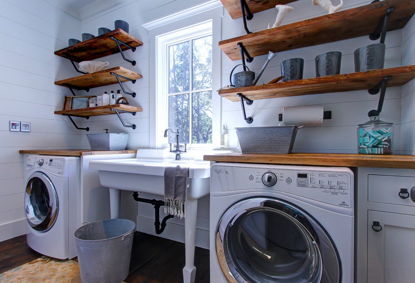 14 amish modern laundry room ideas homebnc.jpg