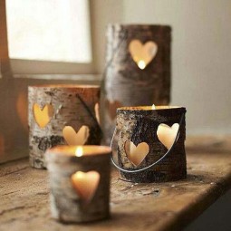 24 beautiful decorative wooden stump vases crafts for your household homesthetics crafts 19.jpg