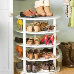 34 circular shoe table shoe organizer homebnc.jpeg