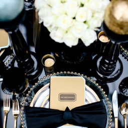 Black white and gold table setting.jpg