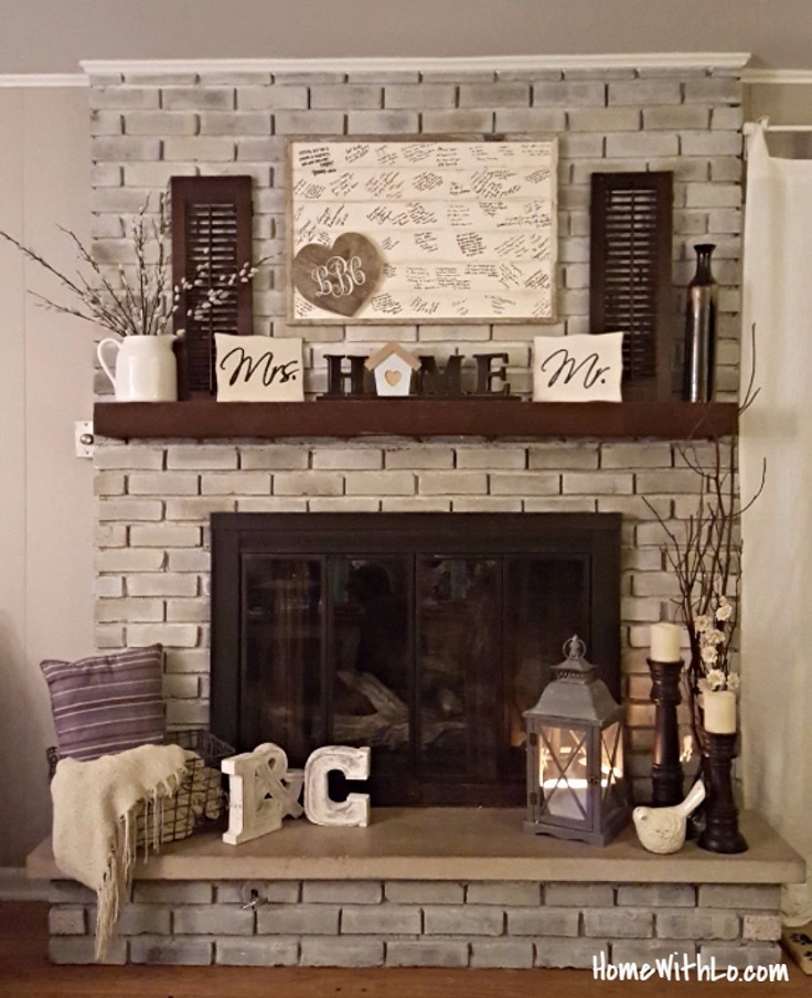 Cozy fall fireplace decor idea.jpg