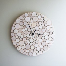 Natural white birch forest wood clock.jpg