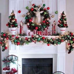 09 christmas mantel decoration ideas homebnc.jpg