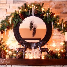 28 christmas mantel decoration ideas homebnc.jpg