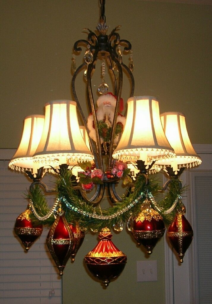 Best 25+ Christmas Chandelier Decor Ideas On Pinterest | Christmas in Christmas Decorations For Chandeliers