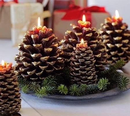 Pine cone candle holder is an easy way to decorate your home.jpg