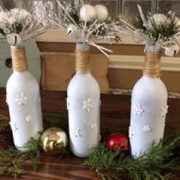 Wine bottle christmas decor easy and inexpensive christmas decorations home decor.jpg