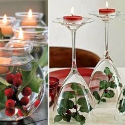 Wine glasses used as candle holder.jpg