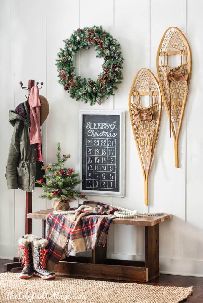 28 christmas wall decor ideas homebnc.jpg