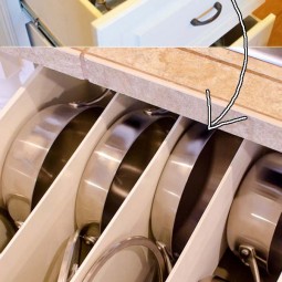 Kitchen cabinets and drawers organization hacks 13.jpg