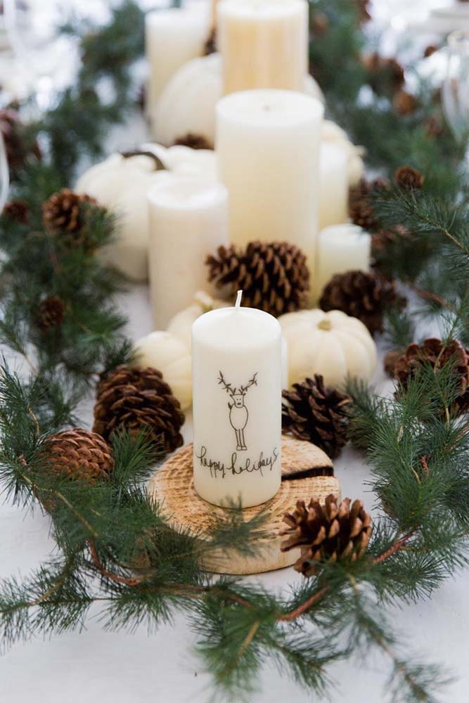 Simple holiday centerpiece ideas rustic candle easy diy table setting.jpg
