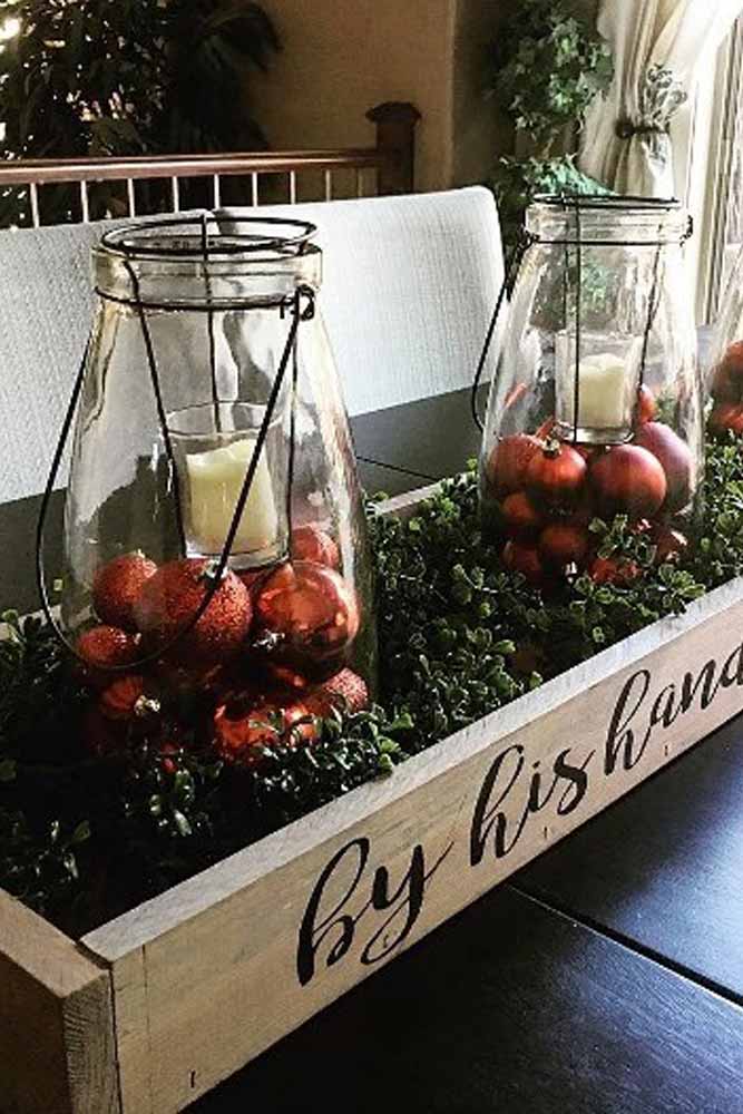 Simple holiday centerpiece ideas table space wood decor diy water glasses christmas candles.jpg