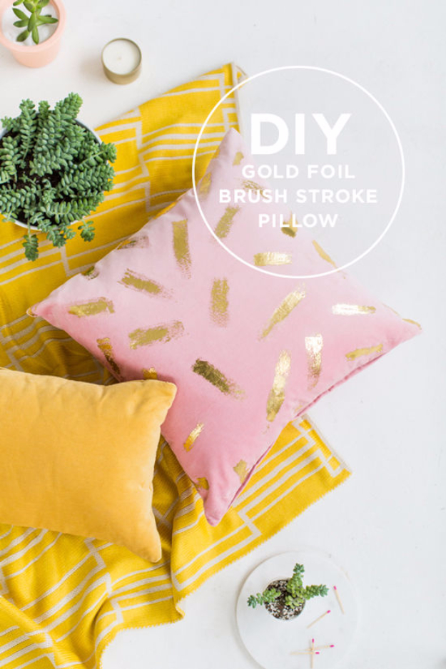 Diy gold foil brush stroke pillow.jpg
