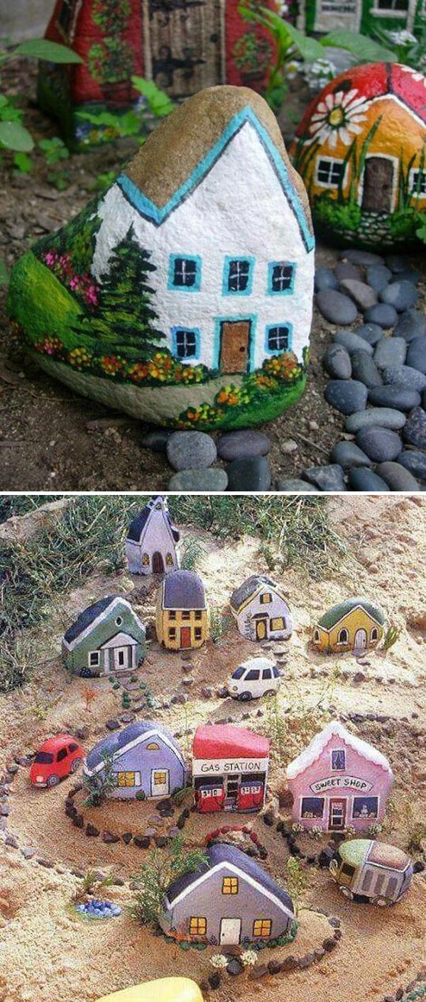 Diy home decor ideas with painted pebbles rocks 14.jpg
