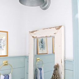 Turn a salvaged window into a farmhouse mirror in just a few easy steps find it on theweatheredfox.com_.jpg