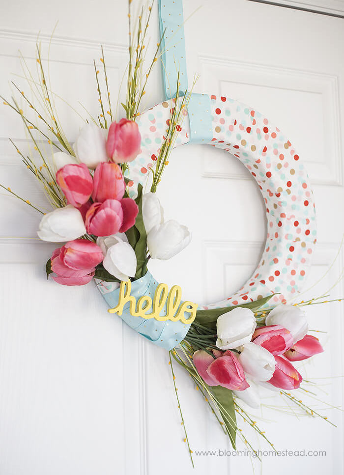 12 diy spring wreath ideas homebnc.jpg