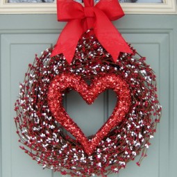 28 lovely handmade valentines wreath designs 6.jpg