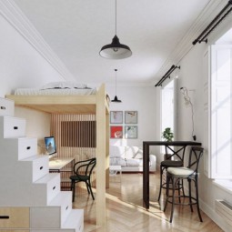 Awesome tiny studio apartment layout inspirations 54.jpg