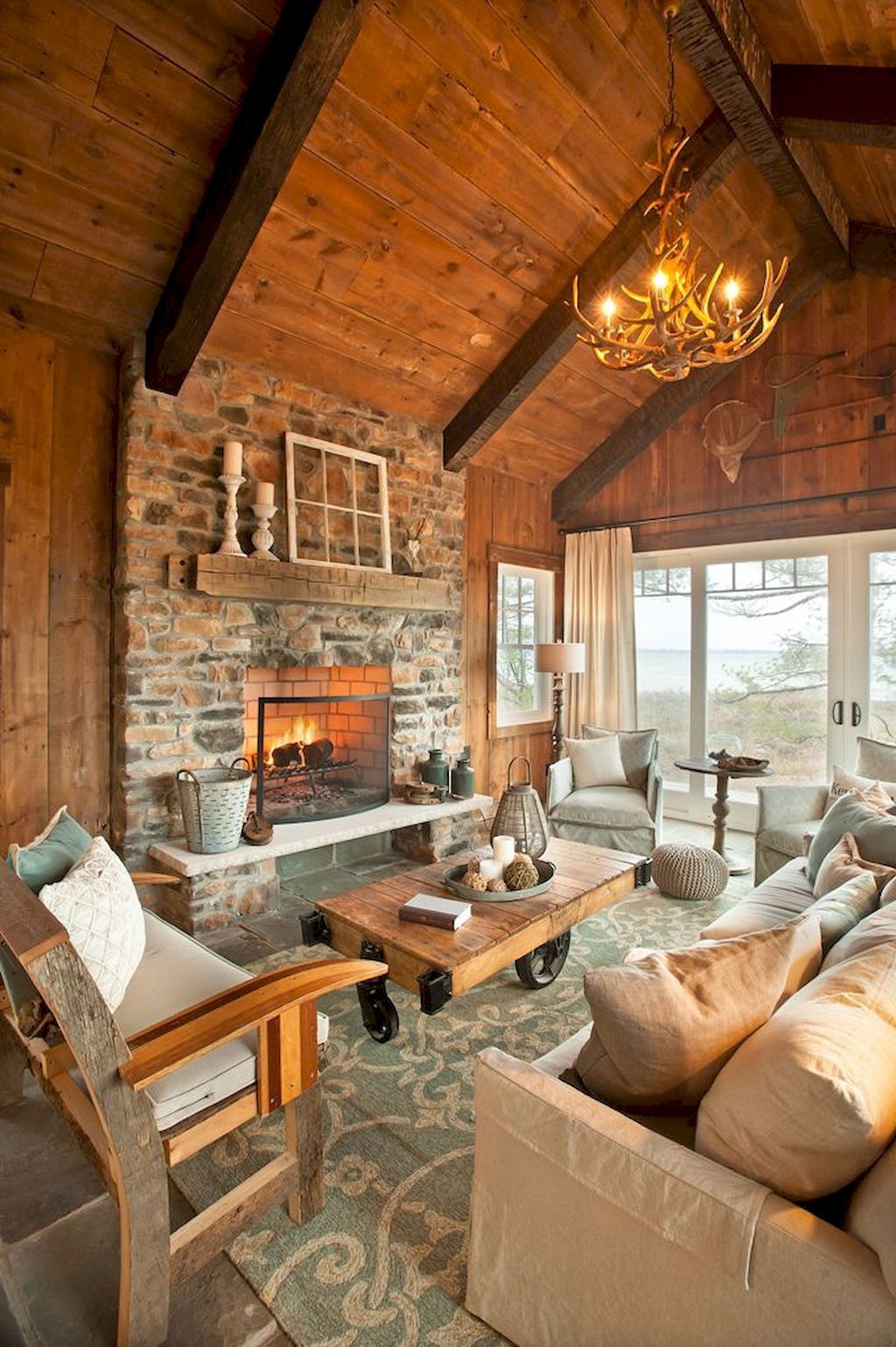 Stunning rustic farmhouse living room design ideas 5.jpg