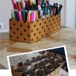 Marker caddy from a shoebox and some empty toilet paper rolls.jpg