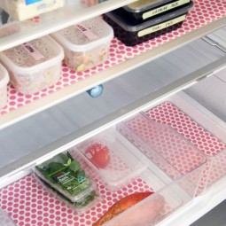 Refrigerator paper lined shelves.jpg