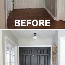 7. paint the inside of your entry door a color that pops 27 easy remodeling projects that will completely transform your home.jpg