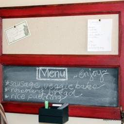Cupboard door window chalkboard memo.jpg