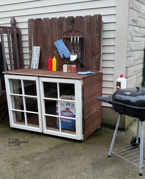 My repurposed life diy outdoor buffet grilling station.jpg