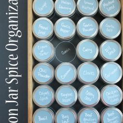 Organize your spice mason jars.jpg