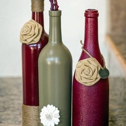 Cool wine bottles craft ideas 20.jpg