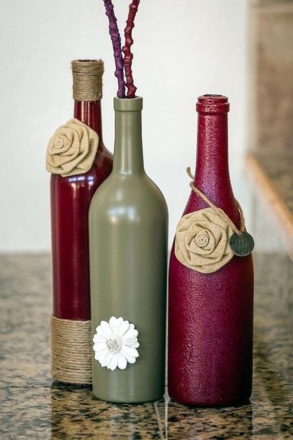 Cool wine bottles craft ideas 20.jpg