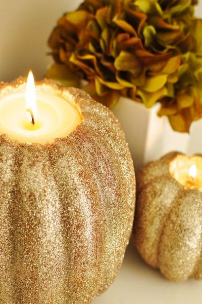 Glitter pumpkin candle fall wedding centerpiece.jpg