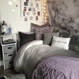 Purple decor cute dorm rooms.jpg