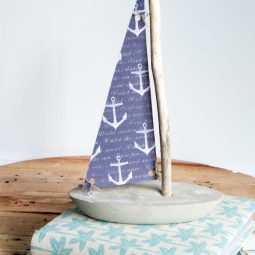 Sailboat from driftwood and concrete.jpg