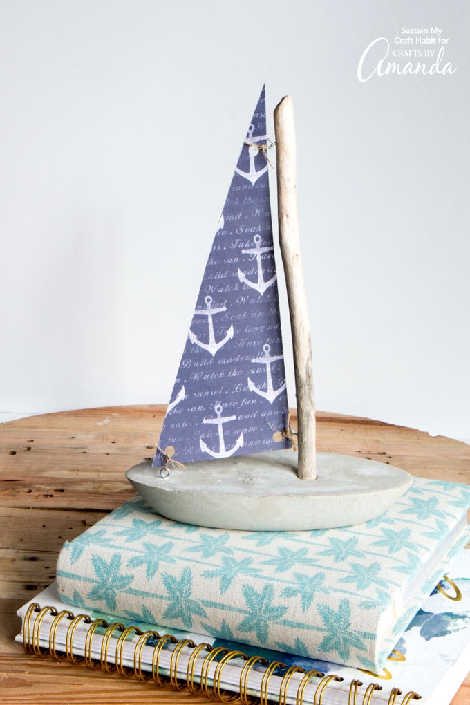 Sailboat from driftwood and concrete.jpg
