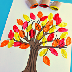 Toilet paper roll fall tree leaf craft for kids.png