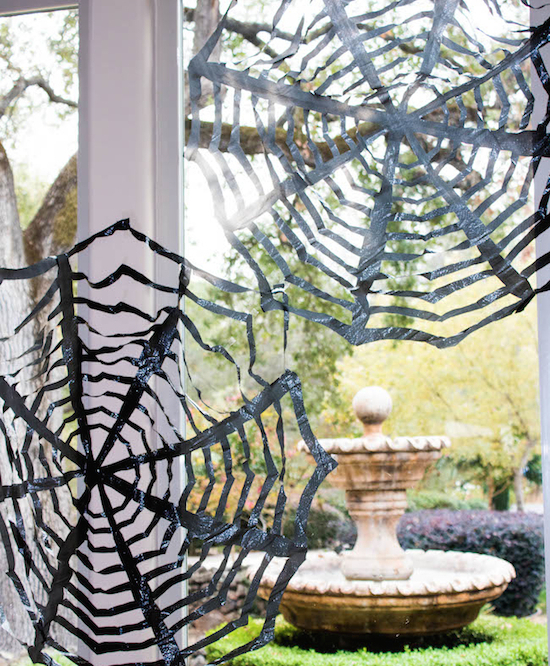 16 awesome homemade halloween decorations easy trash bag spider webs.jpg