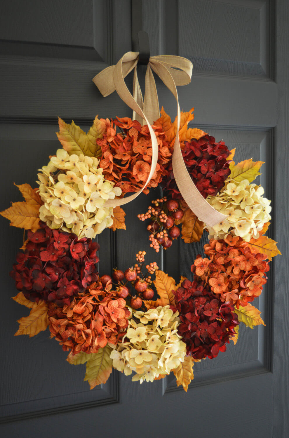 21 fall door wreath ideas homebnc.jpg