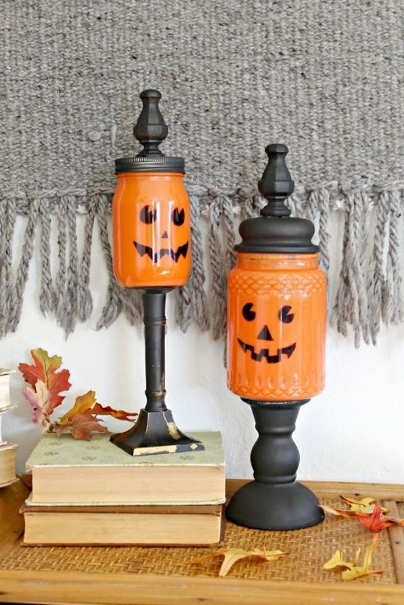 Mason jar fall crafts jack o lantern pumpkin candy holders 1529695115.jpeg