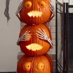 Pumpkin carving ideas hear see say no evil 1538763596.jpg