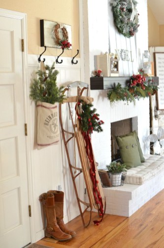 Stunning christmas decor ideas with farmhouse style for living room 06.jpg