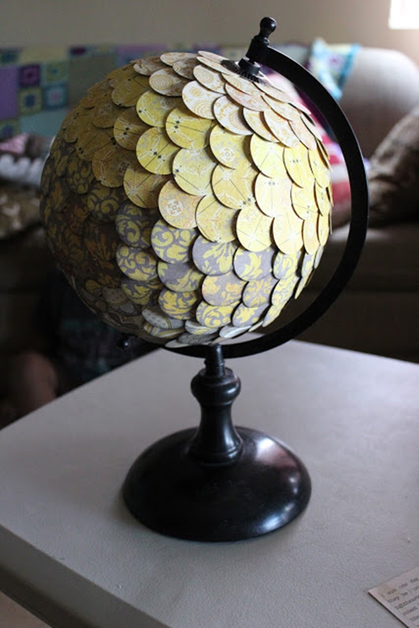 40 useful globe art projects to restore old globes 10.jpg