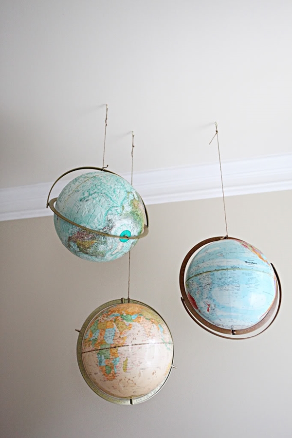40 useful globe art projects to restore old globes 12.jpg